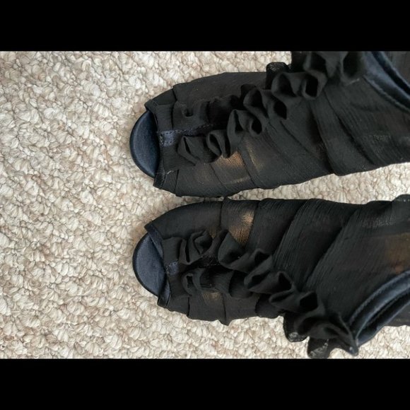 Nine West black heels size 7 - Picture 2 of 12